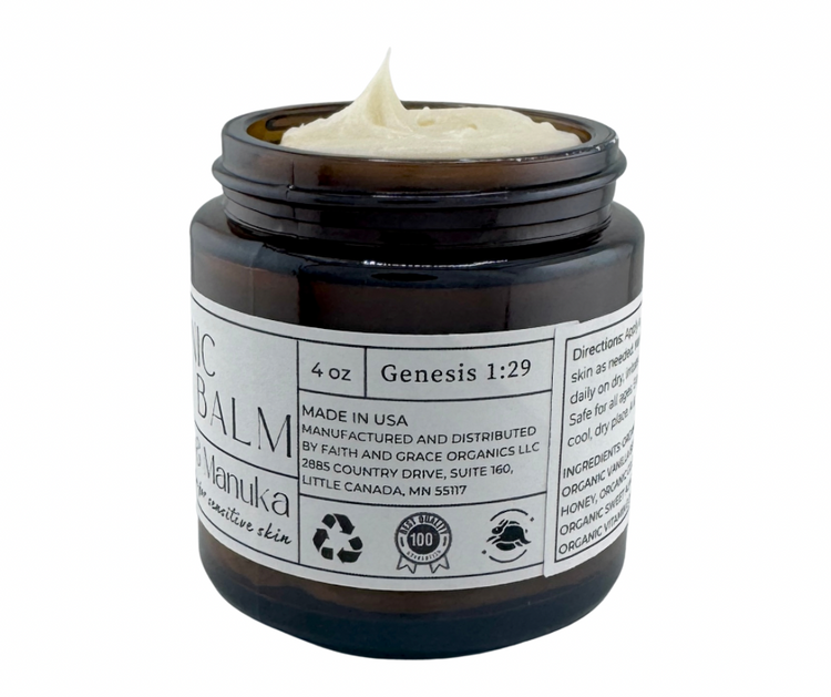 Organic Tallow Balm - Vanilla & Manuka