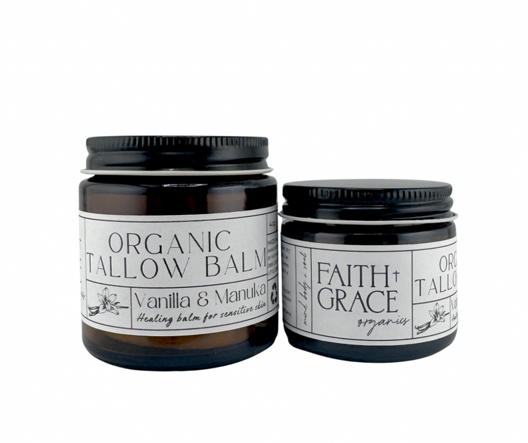 Organic Tallow Balm - Vanilla & Manuka