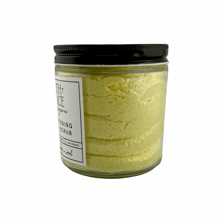 Brightening and moisturizing body scrub