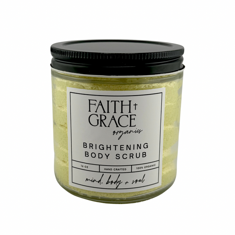 Brightening and moisturizing body scrub