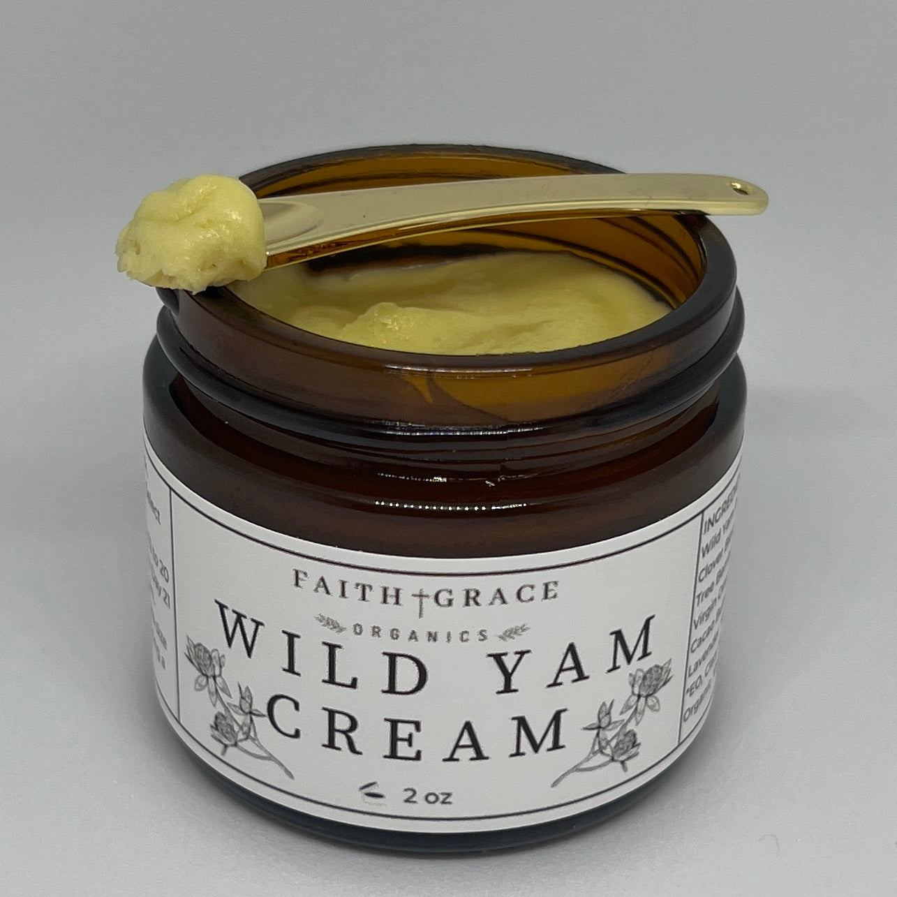 Organic Wild Yam Cream FaithAndGraceOrganics Organic Wild Yam Cream FaithAndGraceOrganics
